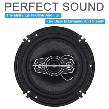 Haut-parleur coaxial de 6,5 pouces pour modification de haut-parleur audio de voiture max 600W pour toutes les voitures